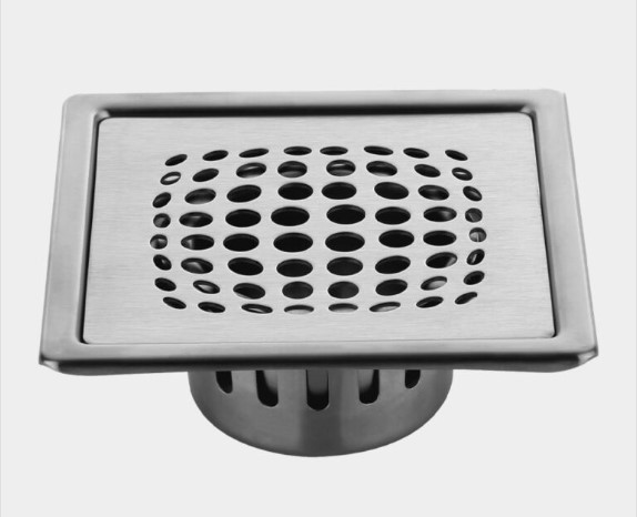 PR-123 Double Bowl Cockroach Trap Stainless Steel Floor Drain Pest Control Kitchen Bathroom Hotel Restaurant Industrial Anti-Rust Waterproof Easy Install Durable Dual Chamber Sewer Block Odor Proof High Capacity Flip Design Robust